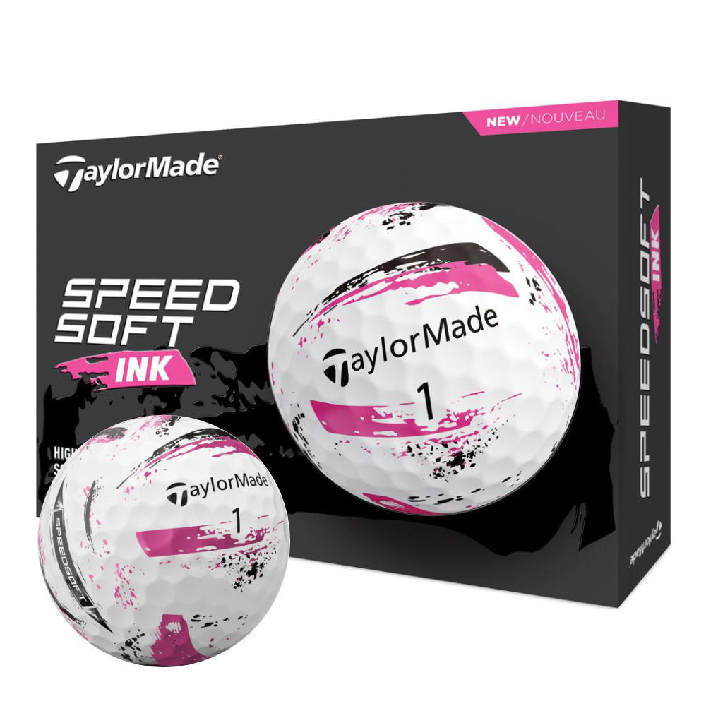 TaylorMade Speed Soft Ink Golf Balls