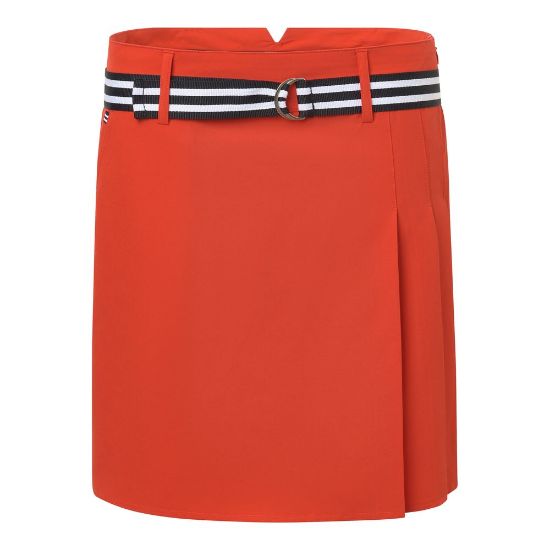 Abacus Ladies Kildare Red Golf Skort Front View