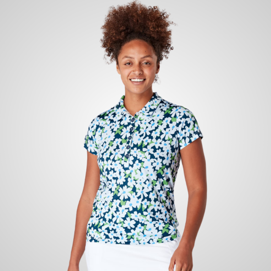Picture of Swing Out Sister Ladies Signature Cap Sleeve Golf Polo Shirt
