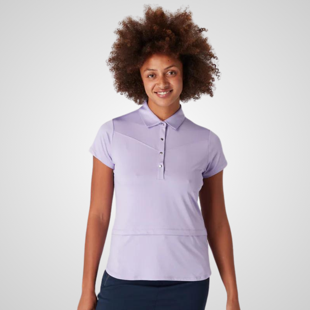 Swing Out Sister Ladies Amelie Cap Sleeve Golf Polo Shirt