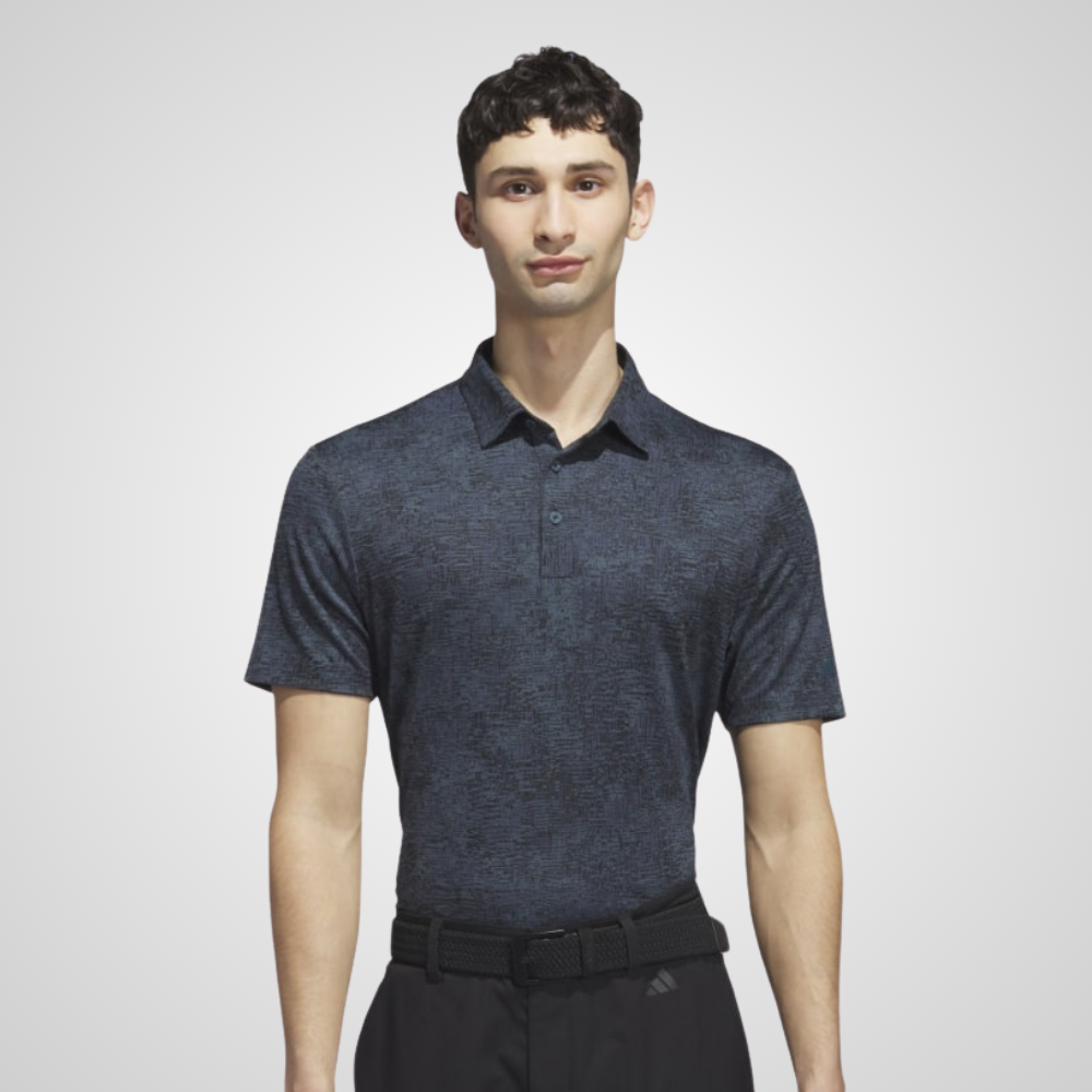 adidas Men's Aerial Jacquard Golf Polo Shirt
