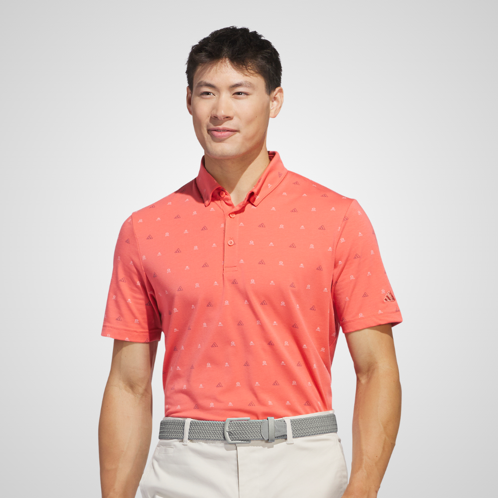 adidas Men's Go To Print 2 Golf Polo Shirt