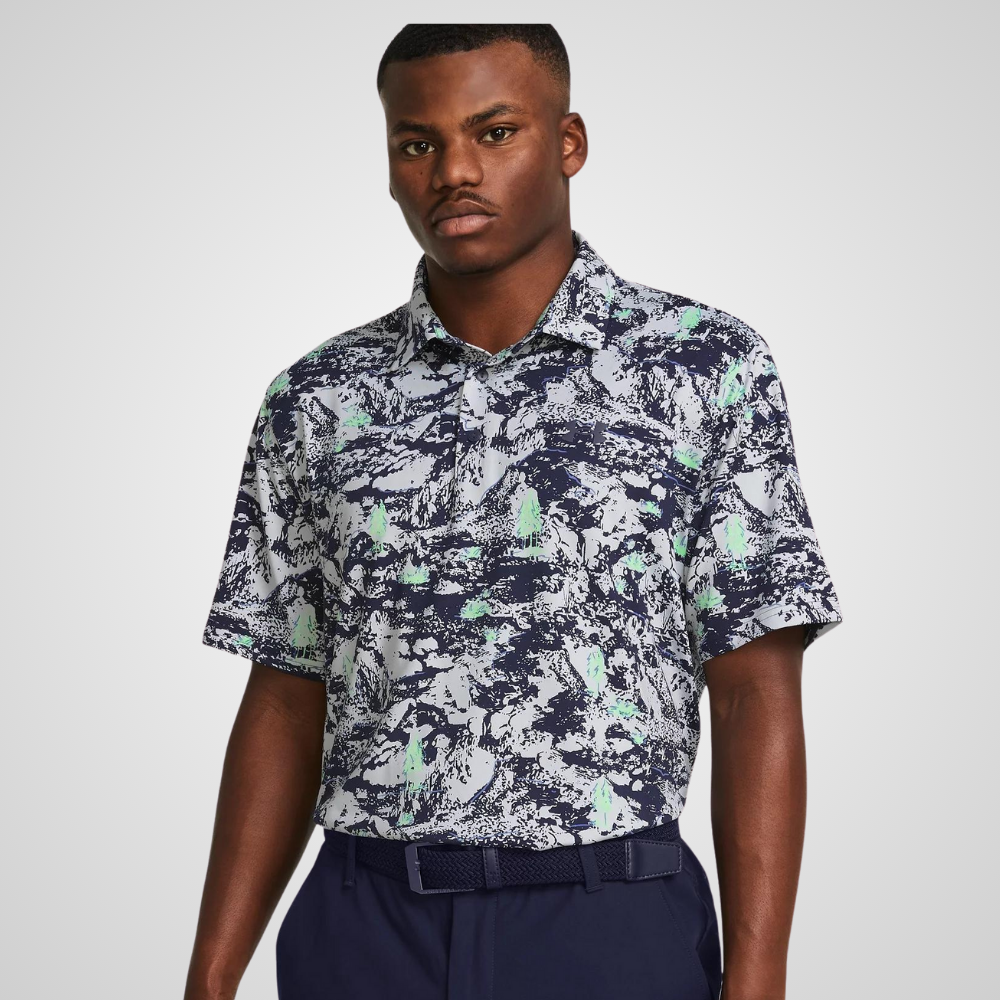 Under Armour Men s Playoff 3.0 Printed Golf Polo Shirt Foremost Golf