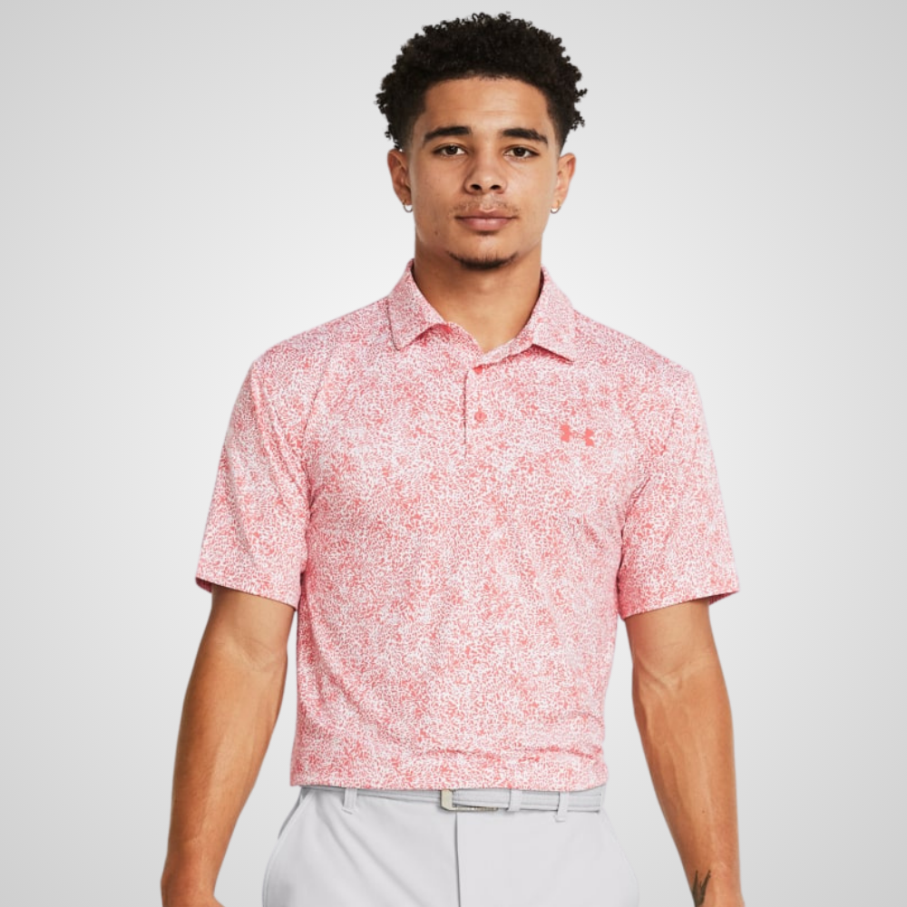 Under Armour Men's Playoff 3.0 Printed Golf Polo Shirt