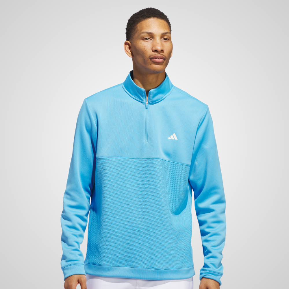 adidas Men's Textured Golf Mid Layer