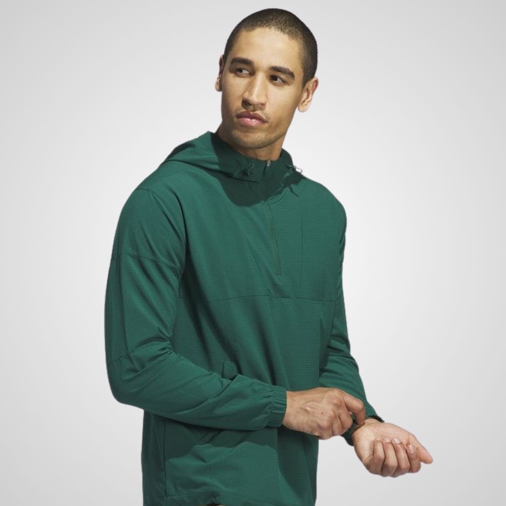 adidas Men's Texture Anorak Golf Top