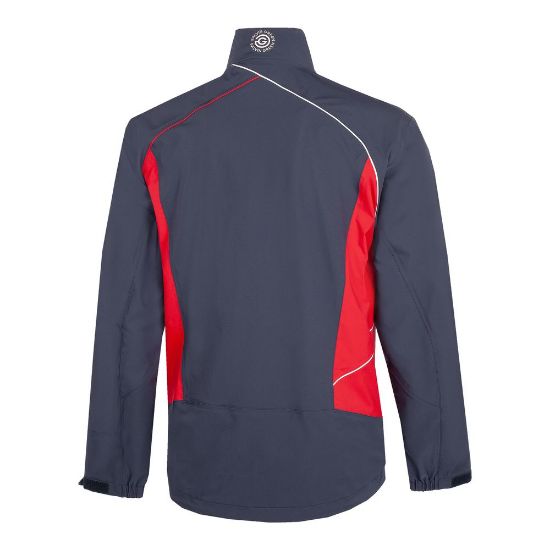 Galvin Green Ames Navy/Red Golf Jacket Back View