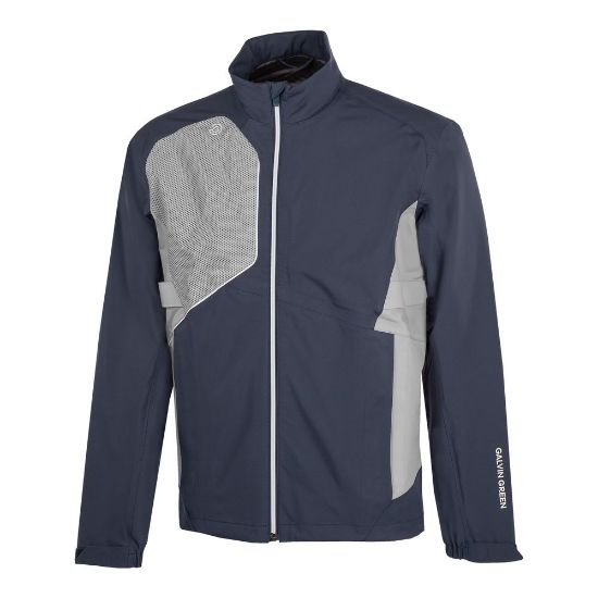 Galvin Green Ames Navy/Grey Golf Jacket Front View