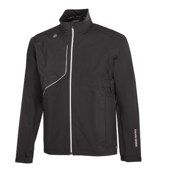 Galvin Green Ames Black Golf Jacket Front View