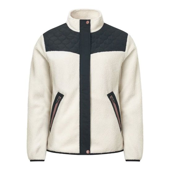 Abacus Ladies Preston Pile Wind Golf Jacket Front View