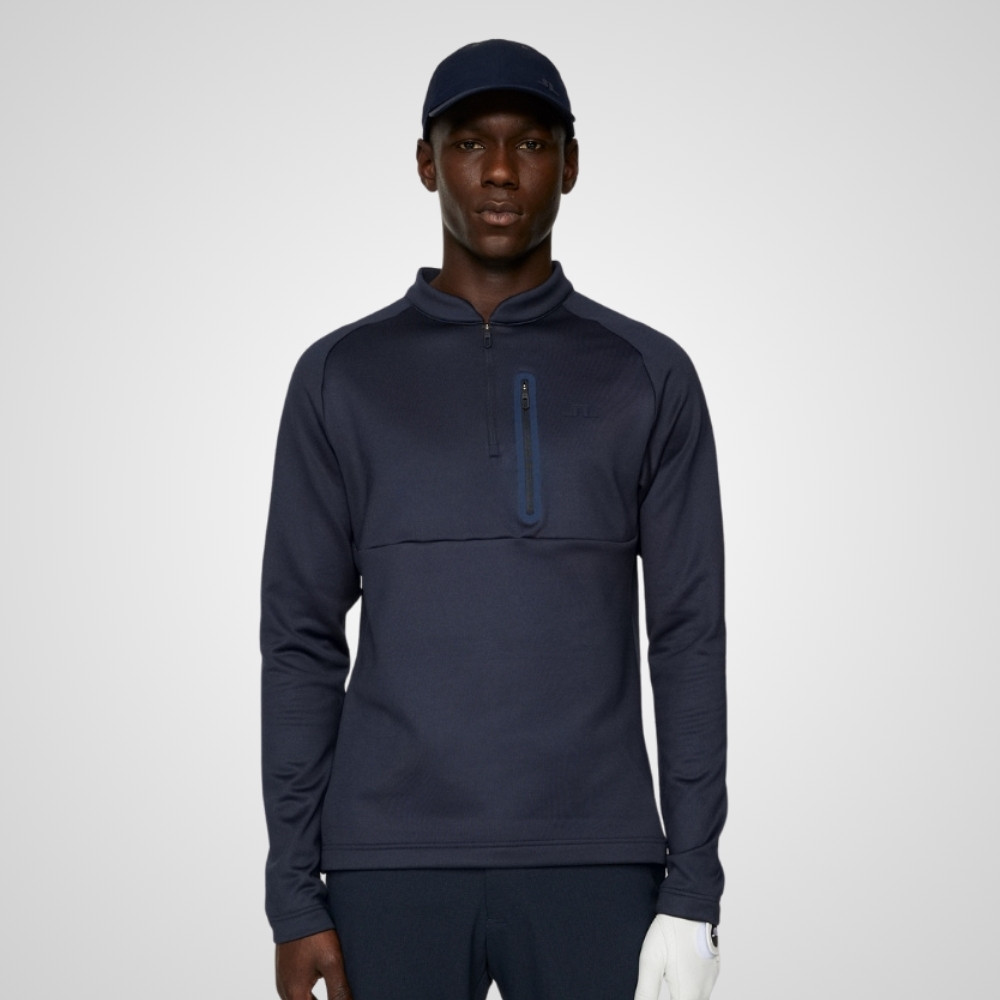 J.Lindeberg Men's Adam 1/4-Zip Golf Midlayer