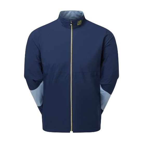 FootJoy Men's Hydrolite X Golf Rain Jacket Navy/Slate Front View