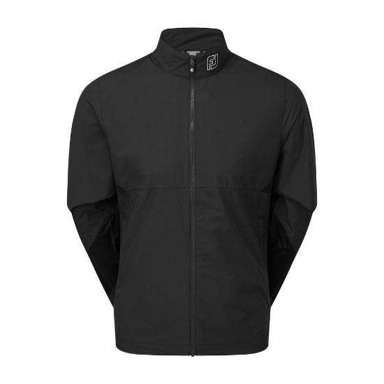 FootJoy Men's Hydrolite X Golf Rain Jacket Black Front View