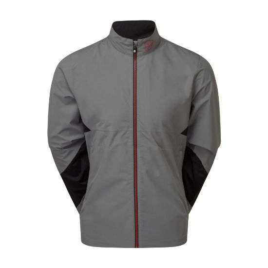 FootJoy Men's Hydrolite X Golf Rain Jacket Charcoal Front View