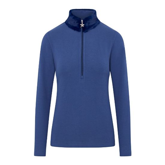 Picture of Swing Out Sister Ladies Tigress 1/4-Zip Golf Midlayer