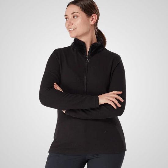 Picture of Swing Out Sister Ladies Tigress 1/4-Zip Golf Midlayer