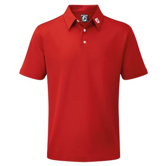 Picture of FootJoy Men's Stretch Pique Solid Golf Polo Shirt