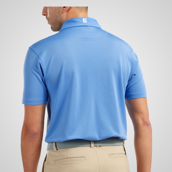 Picture of FootJoy Men's Stretch Pique Solid Golf Polo Shirt