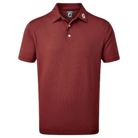 Picture of FootJoy Men's Stretch Pique Solid Golf Polo Shirt