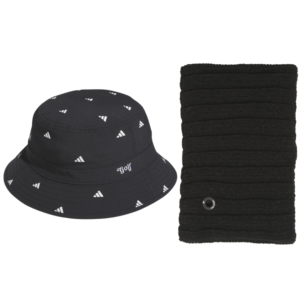 adidas Ladies Printed Bucket Hat & Wool Snood Bundle