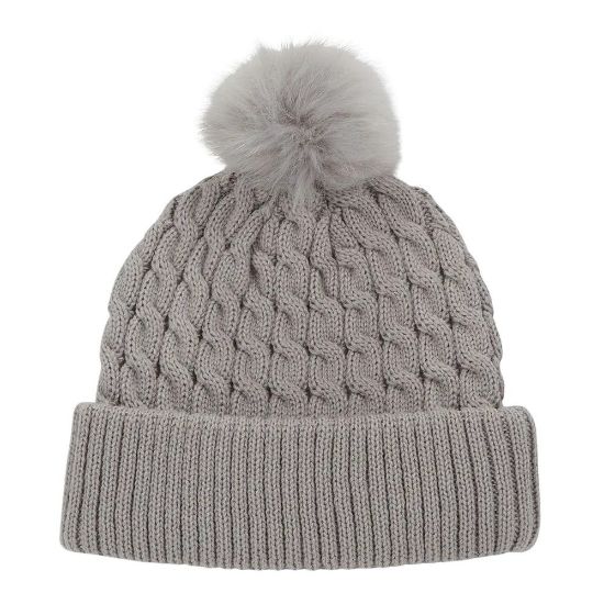 Picture of Titleist Cable Knit Pom Pom Golf Beanie