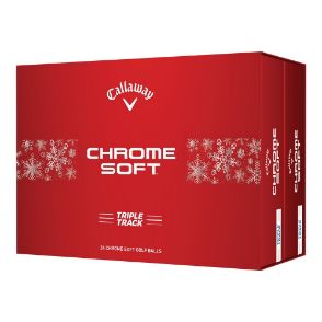 Picture of Callaway Chrome Soft (XMAS Double Dozen) Triple Track Golf Balls