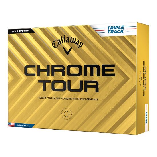 Picture of Callaway Chrome Tour (XMAS Double Dozen) Triple Track Golf Balls