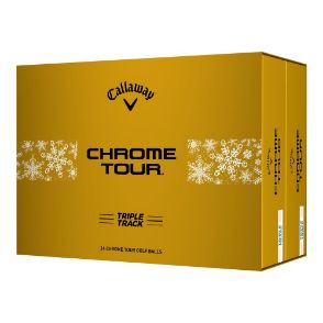 Picture of Callaway Chrome Tour (XMAS Double Dozen) Triple Track Golf Balls