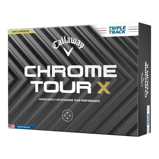 Picture of Callaway Chrome Tour X (XMAS Double Dozen) Triple Track Golf Balls