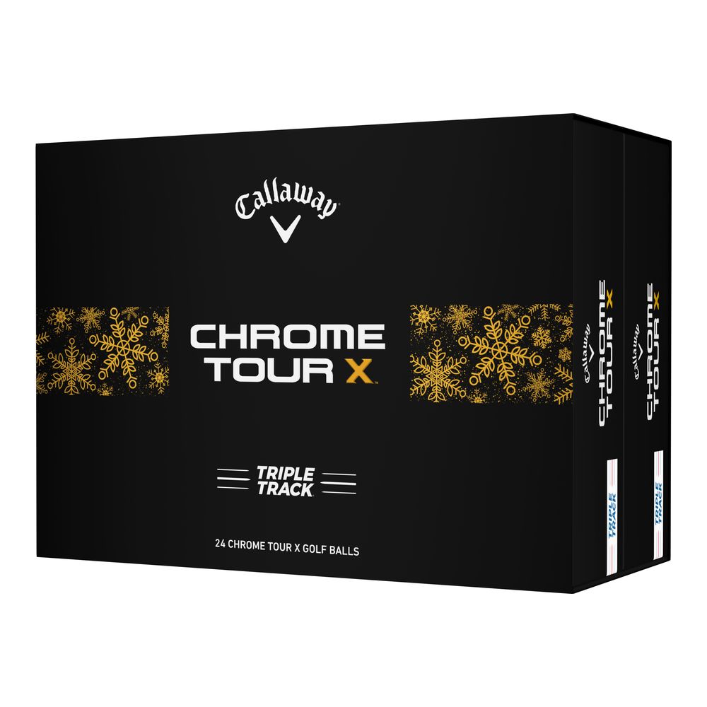 Callaway Chrome Tour X (XMAS Double Dozen) Triple Track Golf Balls