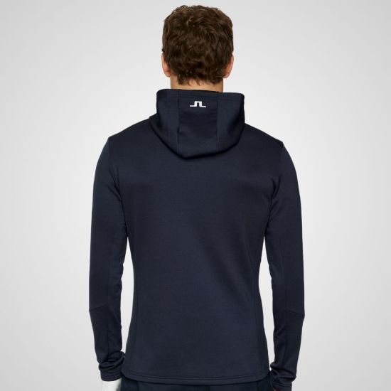 Picture of J.Lindeberg Men's Aerial 1/4 Zip Golf Hoodie