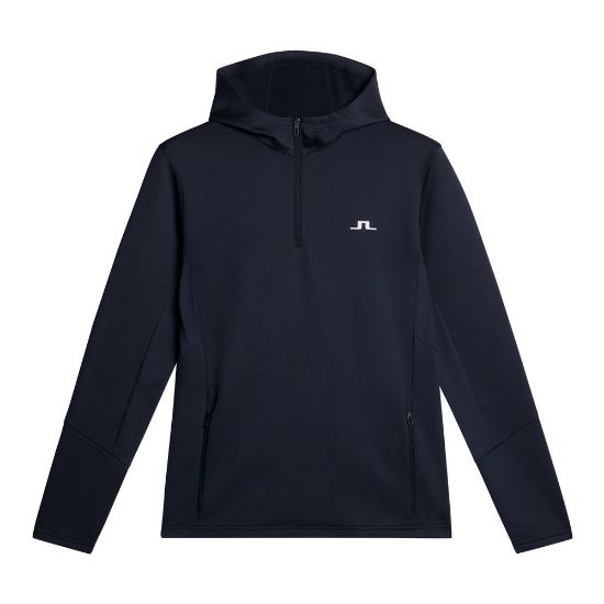 Picture of J.Lindeberg Men's Aerial 1/4 Zip Golf Hoodie