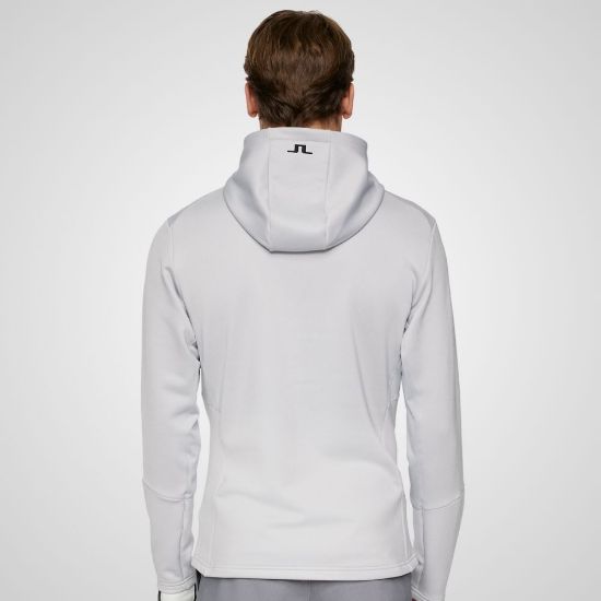 Picture of J.Lindeberg Men's Aerial 1/4 Zip Golf Hoodie