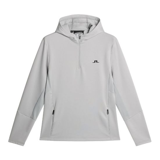 Picture of J.Lindeberg Men's Aerial 1/4 Zip Golf Hoodie