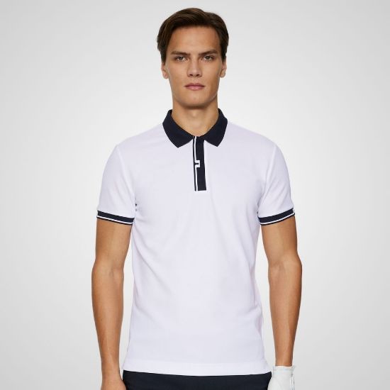 Picture of J.Lindeberg Men's Bay Slim Golf Polo Shirt