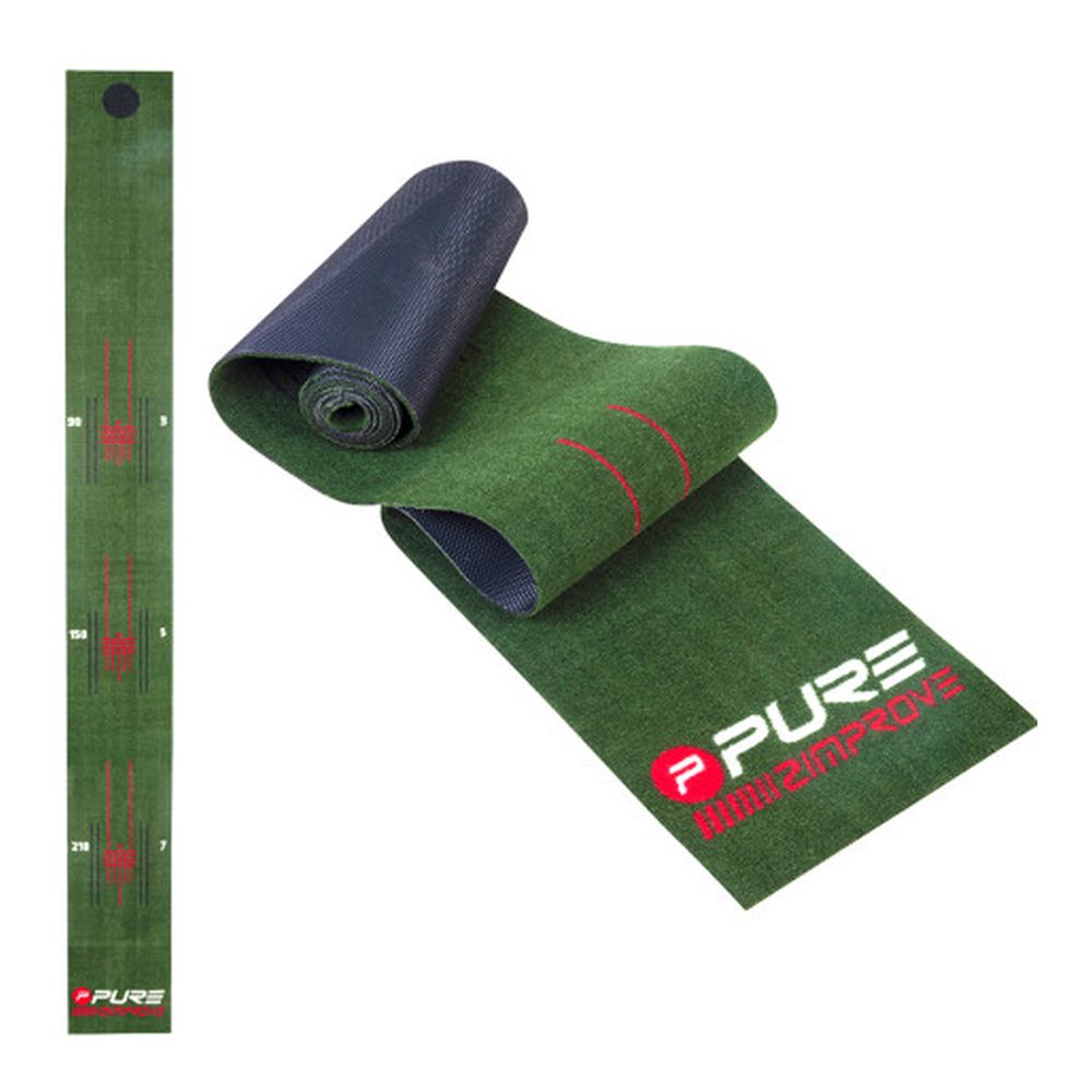 Pure2Improve Perfect Stroke Golf Putting Mat - 30 x 275 cm