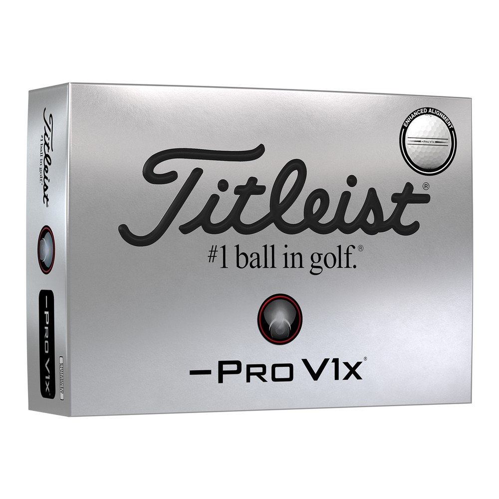 Titleist Pro V1x Left Dash Enhanced Align Golf Balls