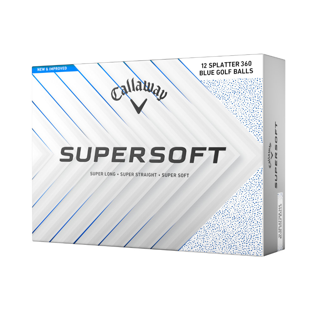 Callaway Supersoft Splatter Golf Balls