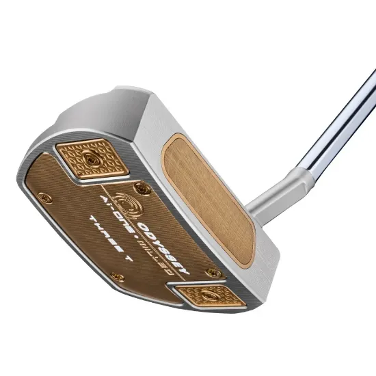 Picture of Odyssey Ai-One Milled Silver Three T Slant Golf Putter