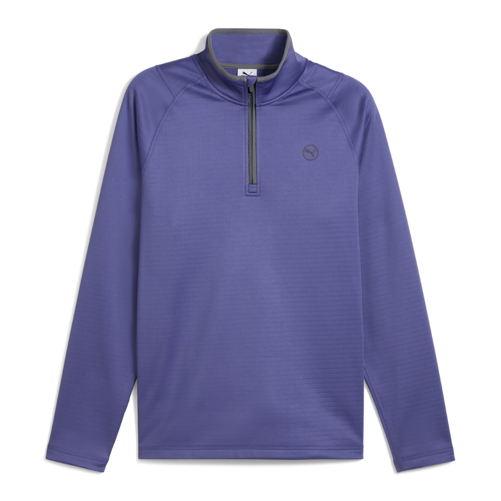 Puma Men's Waffle Fleece 1/4-Zip Golf Midlayer