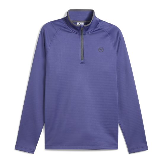 Picture of Puma Men's Waffle Fleece 1/4-Zip Golf Midlayer