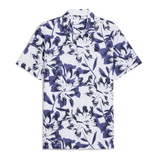 Picture of Puma Men's MATTR Broken Flower Golf Polo Shirt