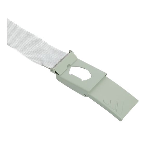 adidas Men's Reversible Web Silver Green Golf Belt Buckle