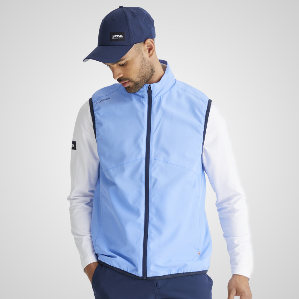 PING Men's Ashbourne Full-Zip Golf Vest