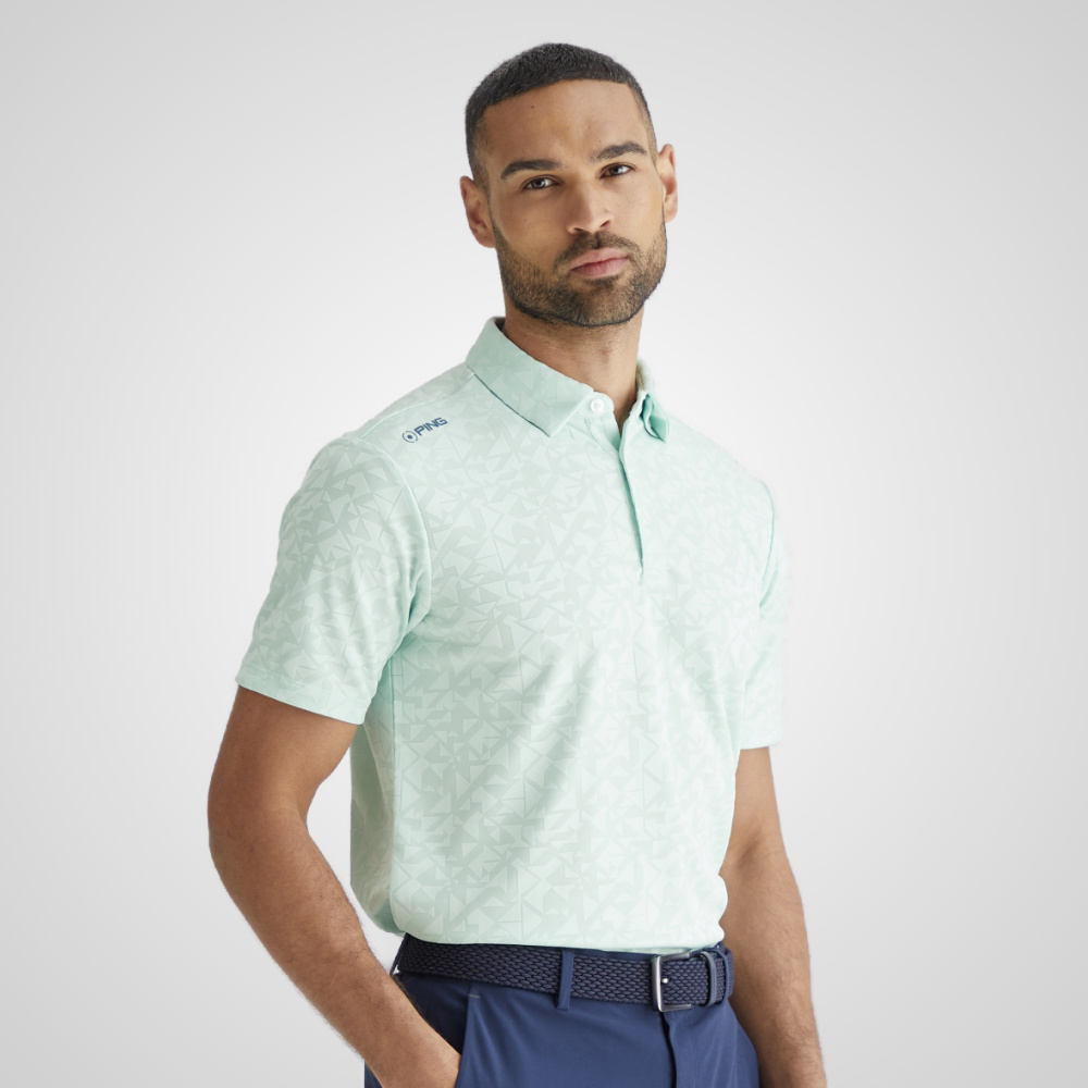 PING Men's Geo Camo Golf Polo Shirt