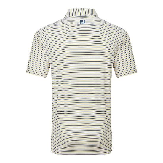 Picture of FootJoy Men's Balance Stripe Lisle Golf Polo Shirt