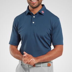 Picture of FootJoy Men's Stretch Pique Solid Golf Polo Shirt