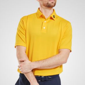 Picture of FootJoy Men's Stretch Pique Solid Golf Polo Shirt