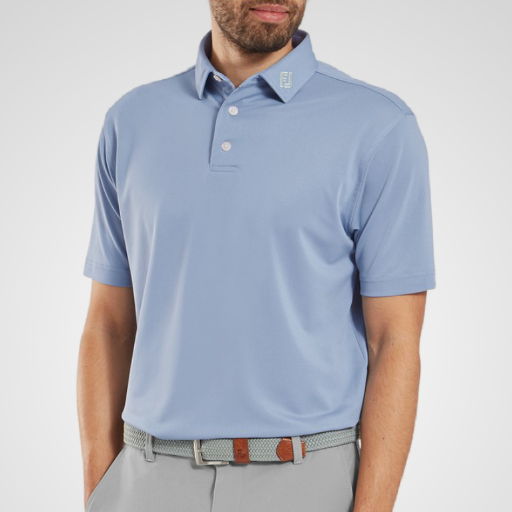 FootJoy Men's Stretch Pique Solid Golf Polo Shirt