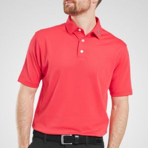 Picture of FootJoy Men's Stretch Pique Solid Golf Polo Shirt